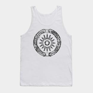 Hollow Earth Map, Truth seeker, Printed Truth Gift Idea! Tank Top